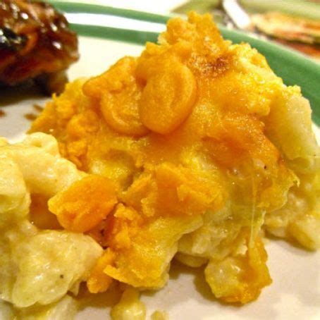 Baked Mac and Cheese With Buttery Goldfish Crust Recipe - (4.3/5) Mac Cheese Recipes, Baked Mac ...