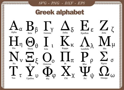 Greek alphabet svg greek letters svg greek font clipart fraternity ...