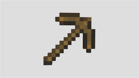 Minecraft Wooden Pickaxe - Download Free 3D model by COVE989 [0c6465d ...