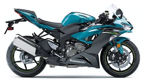 New 2021 Kawasaki Ninja ZX-6R Pearl Nightshade Teal / Metallic Spark Black | Motorcycles in La ...