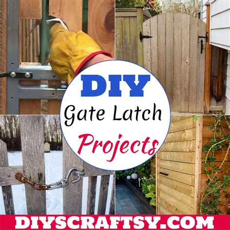 16 DIY Gate Latch Ideas For Every Type Of Door - DIYsCraftsy