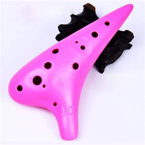 Buy TechsonAlto C 12-Hole Plastic Ocarina - Easy-to-Learn Musical ...