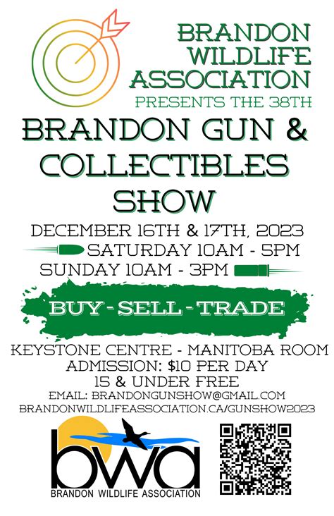 Gun & Collectibles Show 2023 – Brandon Wildlife Association