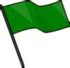 Green Flag Clip Art at Clker.com - vector clip art online, royalty free & public domain