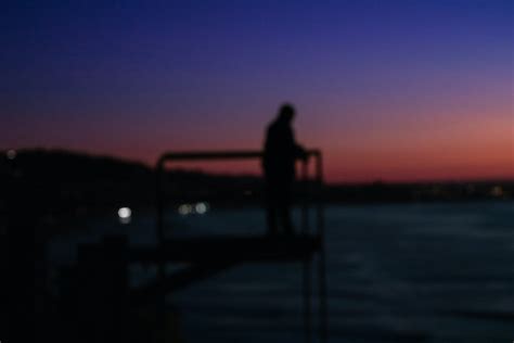 Silhouette of a Person on the Beach · Free Stock Photo