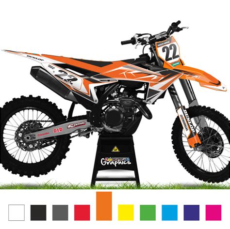 MX Graphics Kit KTM SX SXF STRIKE - MX Graphics Kits MX Seat Covers MX Kit and Parts