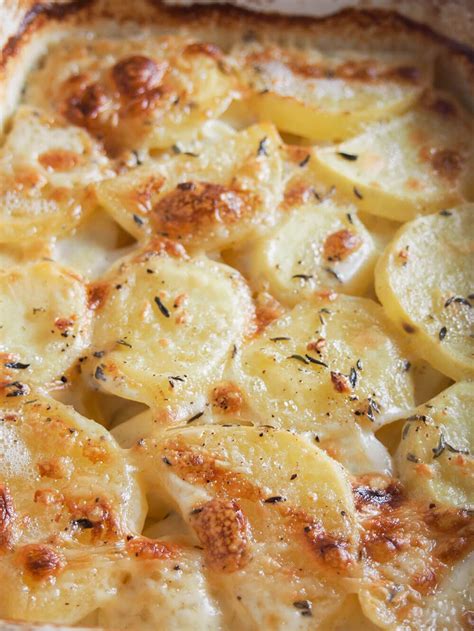 Dauphinoise potatoes are a wonderful combination of creamy potatoes ...