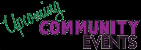 Upcoming Community Events Clipart free image download