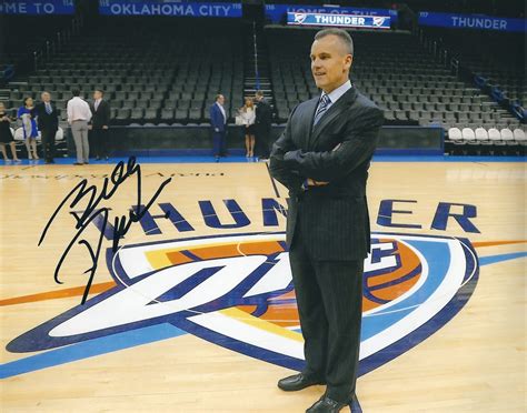 Autographed BILLY DONOVAN 8X10 Oklahoma City Thunder Photo - Main Line Autographs