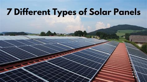 7 Types of Solar Panels With Efficiency | FREE PDF | Dizz