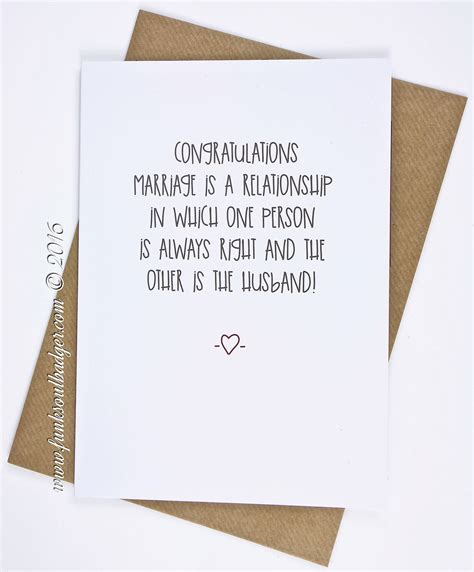 a card with the words congratulationss marriage is a relationship in ...