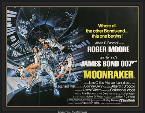 Moonraker (1979) Original British Quad Movie Poster - Original Film Art ...