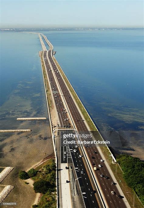 Howard Franklin Bridge Aerial Tampa Fl High-Res Stock Photo - Getty Images