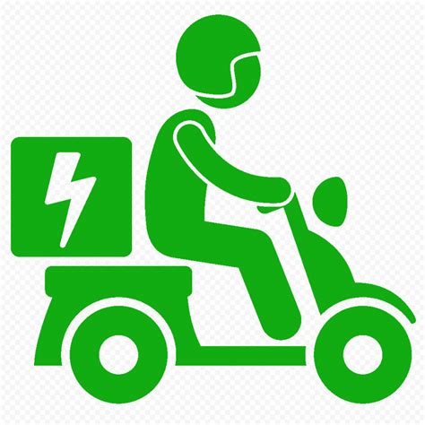 Fast Scooter Delivery Shipping Green Icon Transparent PNG | Fast ...