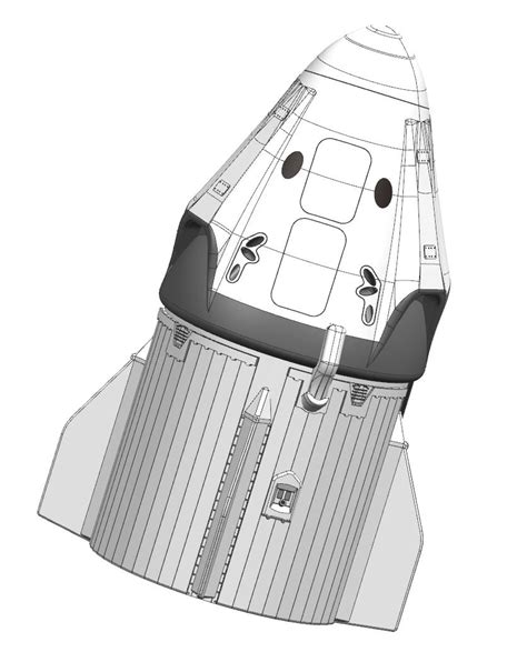 SpaceX Dragon capsule by ATTV85 - MakerWorld