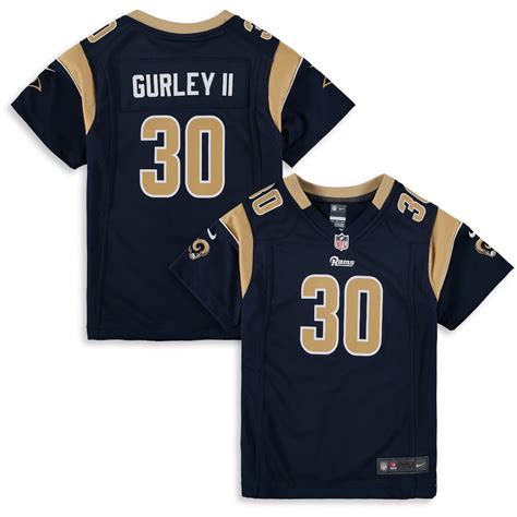 Girls Youth Los Angeles Rams Todd Gurley II Nike Navy Game Jersey