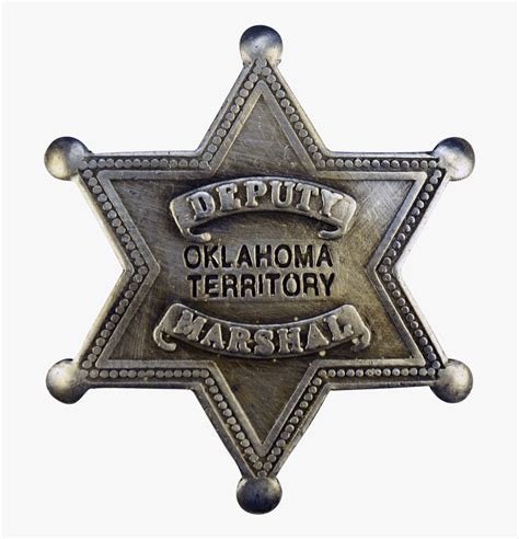 Oklahoma Territory Deputy Marshal Badge - Deputy Sheriff Badge, HD Png Download - kindpng