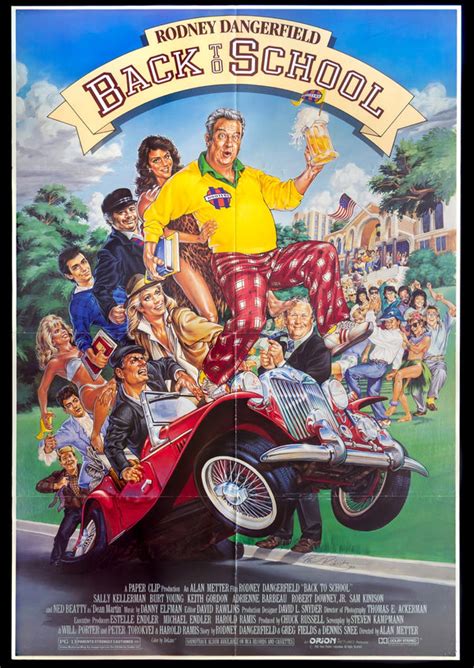 Back to School (1986) Original Art-Style One-Sheet Movie Poster - Original Film Art - Vintage ...