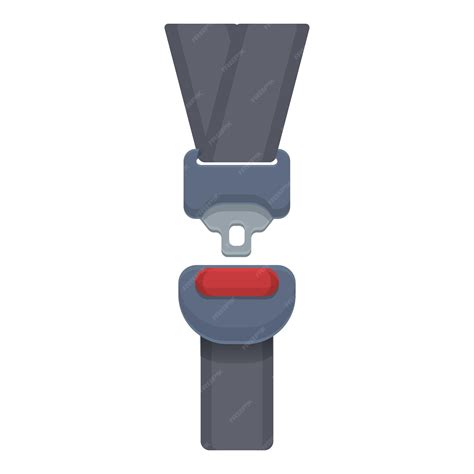 Premium Vector | Buckle belt icon cartoon vector Car seat Safety belt