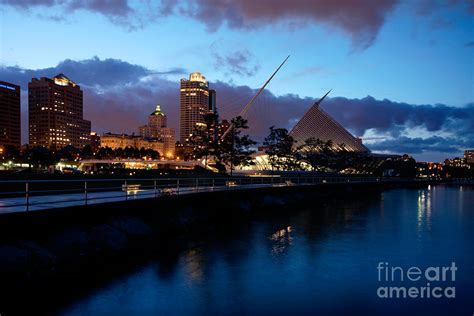 Milwaukee Skyline at Dusk Photograph by Bill Cobb - Fine Art America