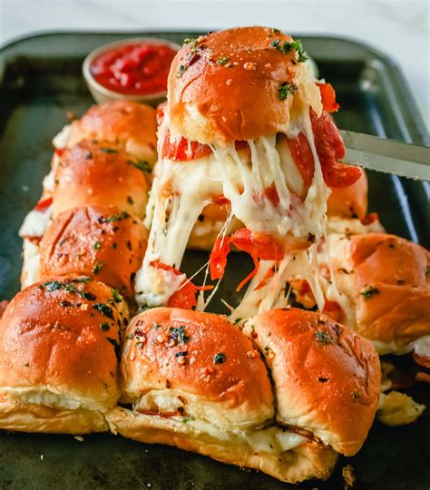 Pepperoni Pizza Sliders – Modern Honey