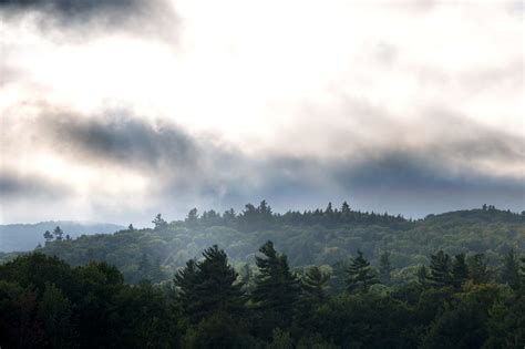 Free picture: cloud, gray fog, nature, landscape, fog, trees, mountains ...