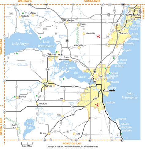 Winnebago County, Wisconsin: Map