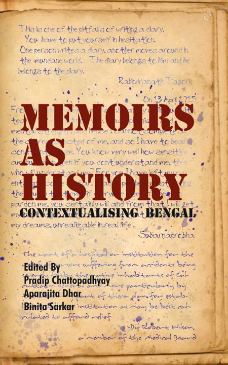 Memoirs as History - Setu Prakashani