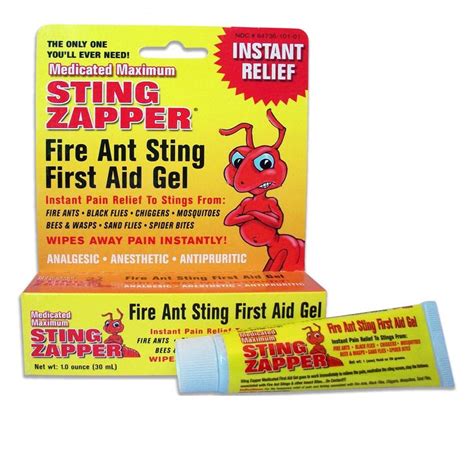 1 Fire Ant Bite Treatment Sting Zapper Gel Cream Bee Bed Bugs Mosquito — AllTopBargains