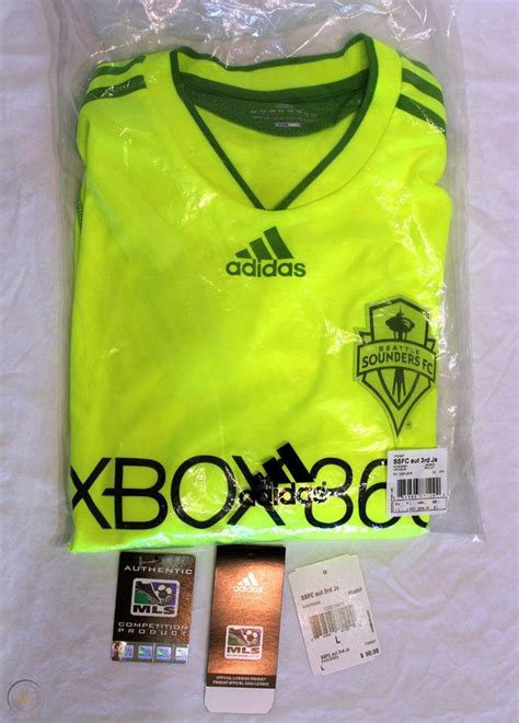 Seattle Sounders Jersey Large - Electricity Yellow - Rare - With Tags ...