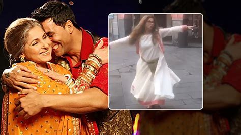 This video of Dimple Kapadia dancing on the streets of Italy is a must ...