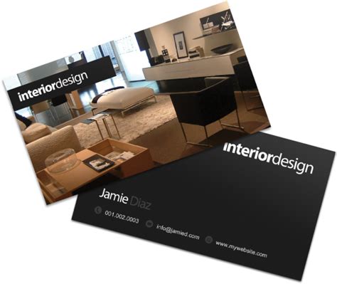 Download Transparent Interior Designer Business Cards Examples - Interior Design Visiting Card ...