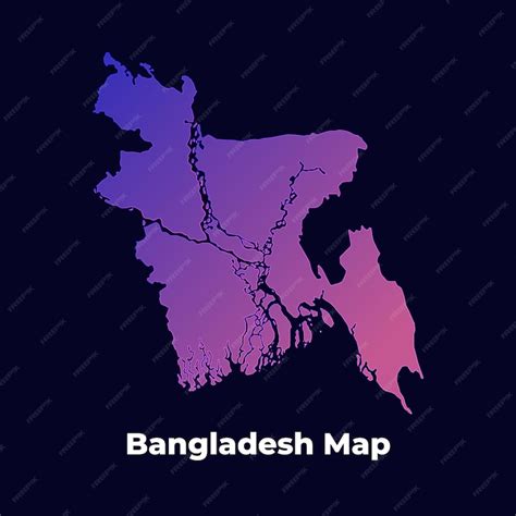 Premium Vector | Bangladesh flag map in vector