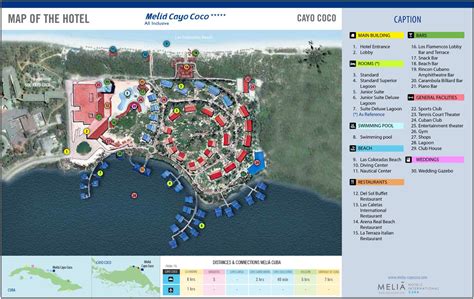 Melia Cayo Coco Resort Map