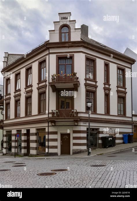 Art nouveau buildings, Alesund, Norway Stock Photo - Alamy