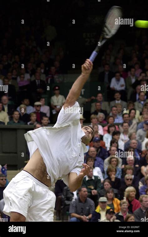 Wimbledon Pete Sampras Stock Photo - Alamy