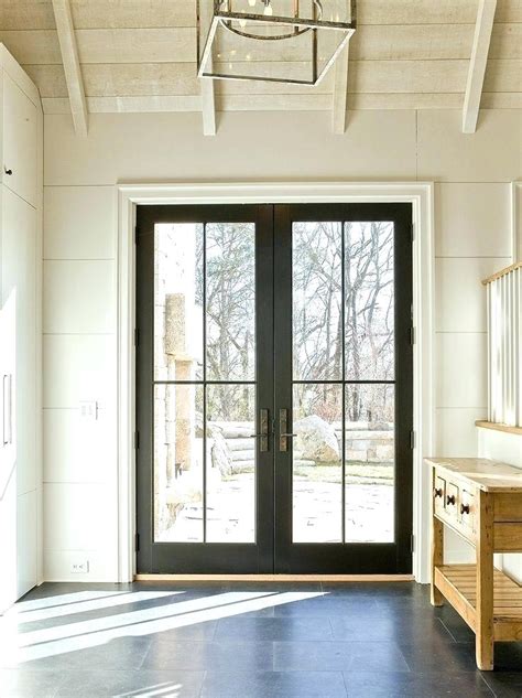 black glass front doors - Google Search | French doors exterior ...