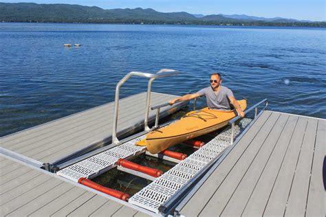 Floating Kayak Launch Dock by The Dock Doctors — The Dock Doctors