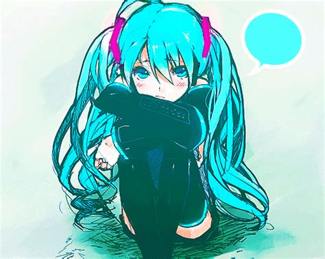 Chibi Miku Hatsune Gif