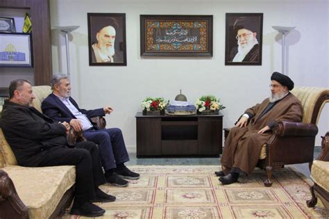 Hezbollah leader meets with Hamas and Palestinian Islamic Jihad ...