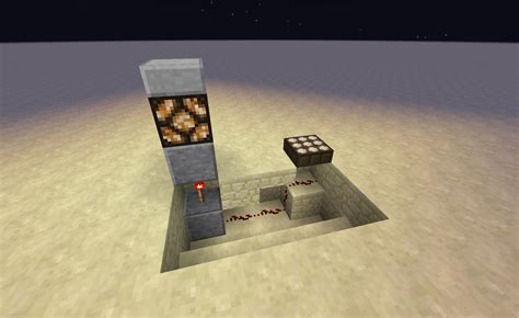 minecraft - Powering a Redstone Lamp on top of a Piston - Arqade