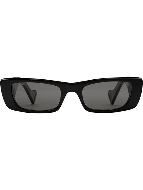 Gucci Eyewear Rectangle Frame Sunglasses - Farfetch