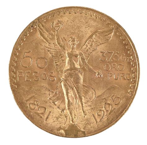 Mexico Gold 50 Pesos Coin Auction