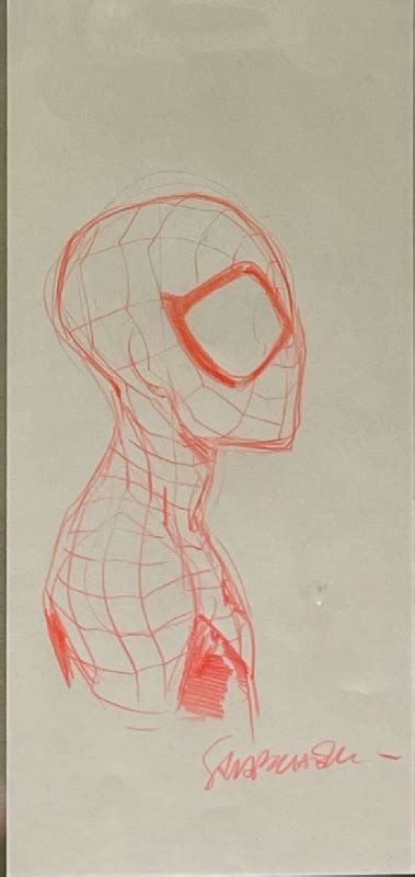 Ultimate Spider-man Miles Morales Pencil Sketch, in Chris Apple's Sketches Comic Art Gallery Room