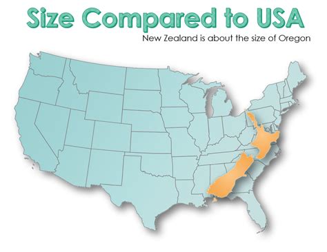 How big is New Zealand compared to USA? - About New Zealand