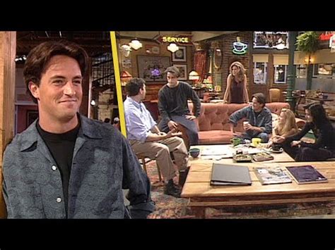 Matthew Perry's First On -Set ‘Friends’ Interview (Flashback) - The ...