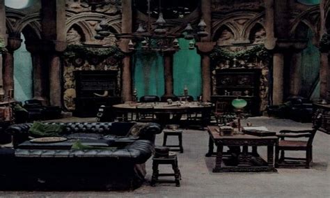 Image result for slytherin common room | Gothic house, Gothic living room, Gothic interior