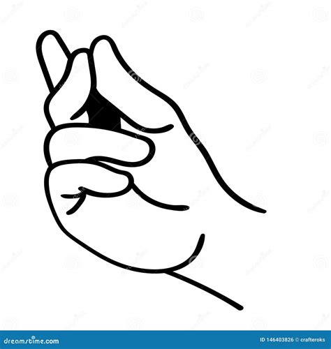 Finger Snap Icon In Comic Style. Fingers Expression Vector Cartoon ...