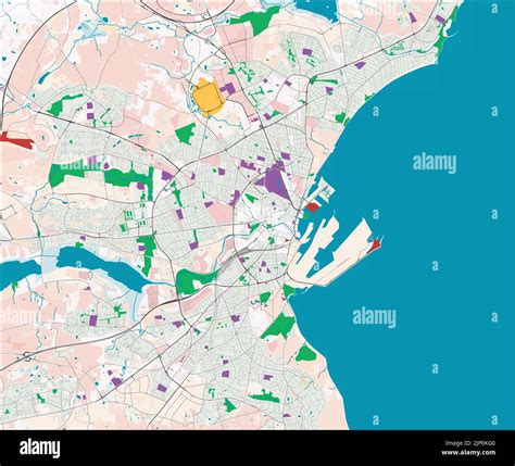 City map of Aarhus, Denmark Stock Vector Image & Art - Alamy