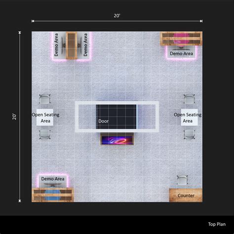 PE 2020 94 20X20 Trade Show Booth Rental - Pure Exhibits